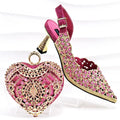 Lastest Italian Ladies Shoes with Matching Bag Set EDBGQ1-3 - Luzilly Bridal & Apparel