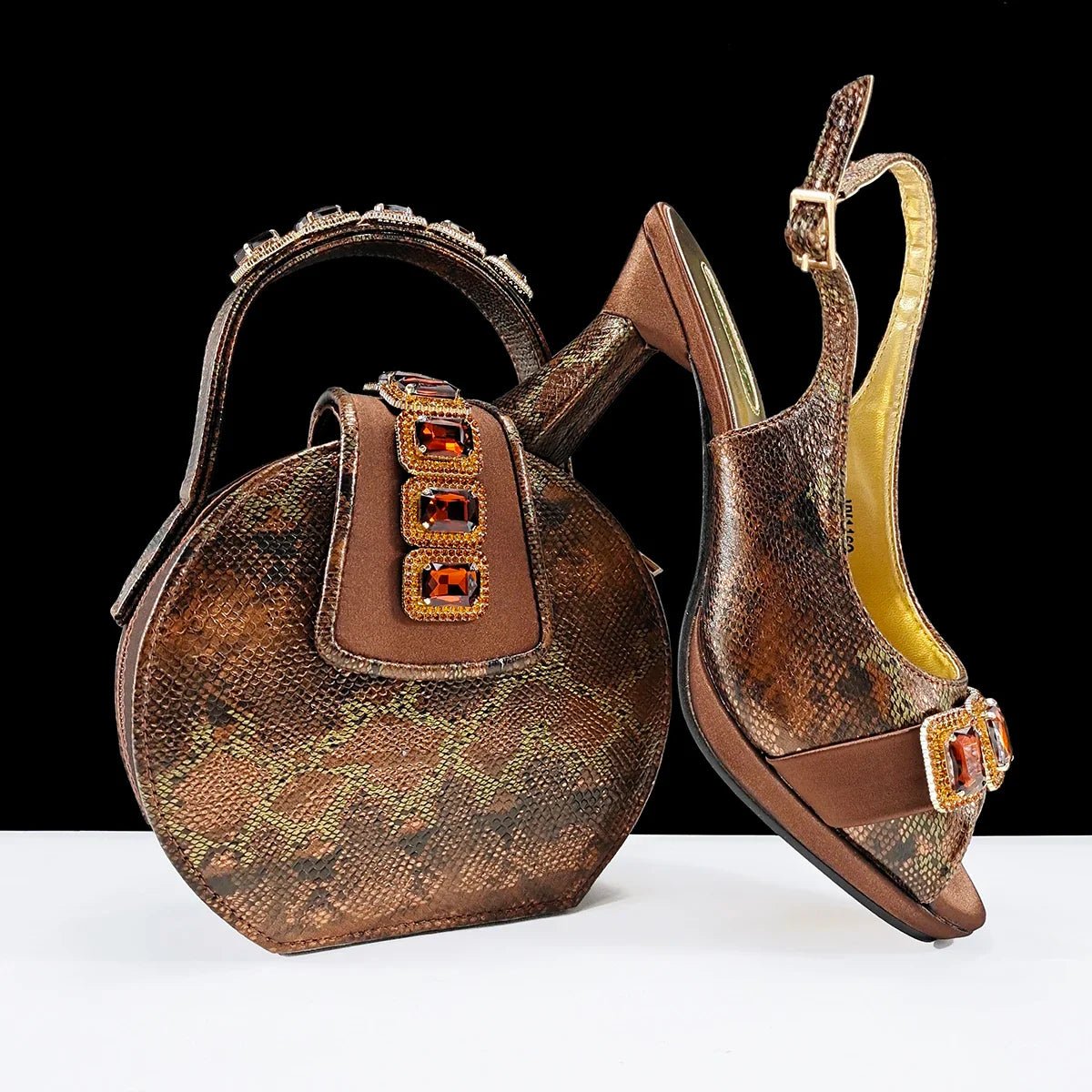 Lastest Italian Shoes And Bag Sets EDHCV1-1 - Luzilly Bridal & Apparel