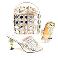 Lastest Italian Style Ladies Shoes with Matching Bag Set HRT1-26 - Luzilly Bridal & Apparel