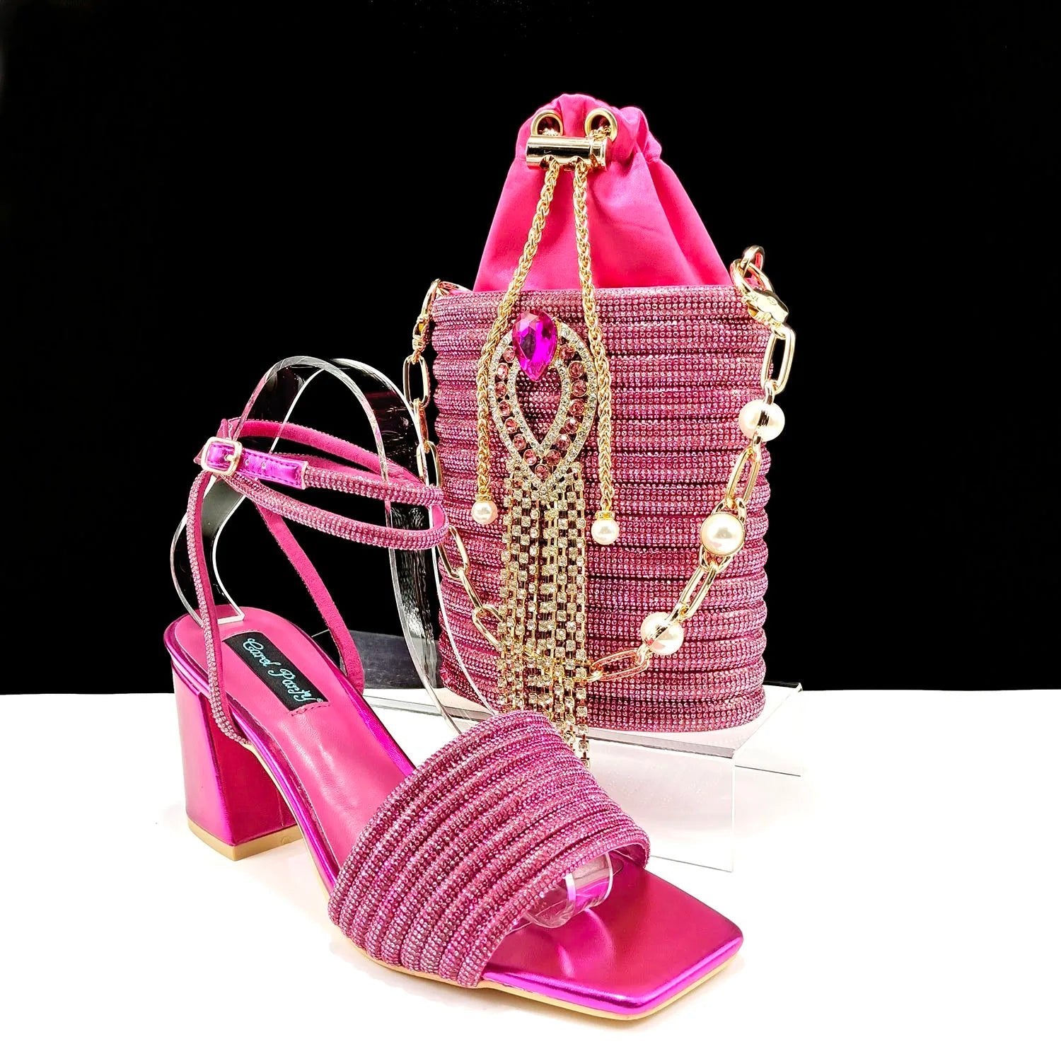 Lastest Ladies Shoes with Matching Bag Set HJJ1-23 - Luzilly Bridal & Apparel