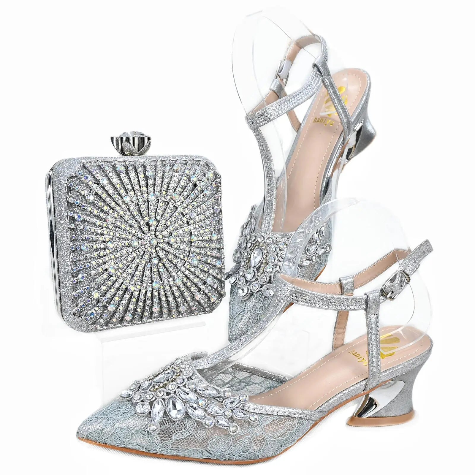 Lastest Shoes And Bag Matching Set HTG1-10 - Luzilly Bridal & Apparel