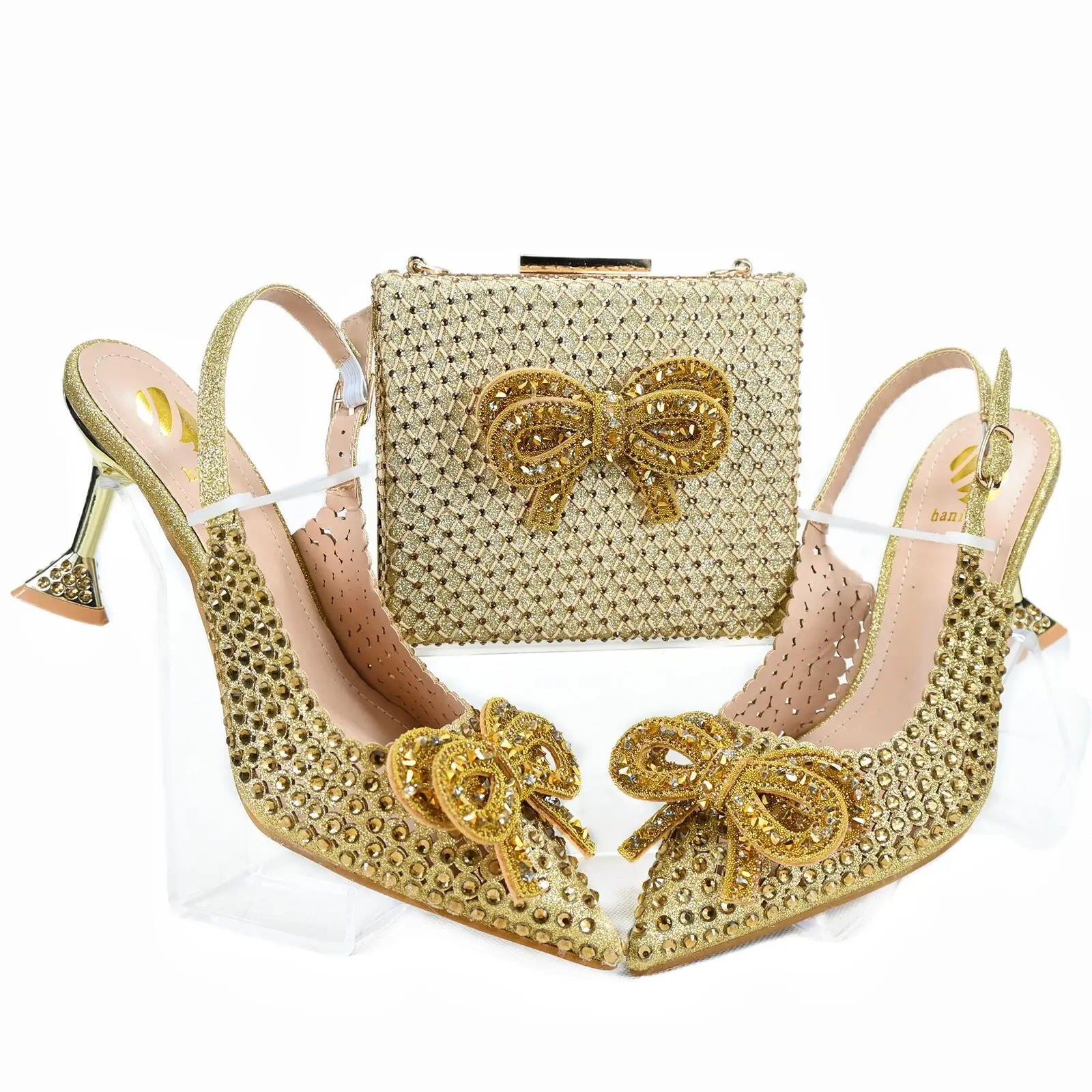Lastest Shoes And Bag Matching Set HTG1-10 - Luzilly Bridal & Apparel