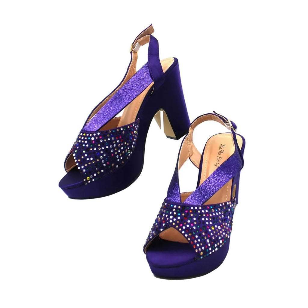 Latest African Women Shoes and Bag Set EDN23 - Luzilly Bridal & Apparel