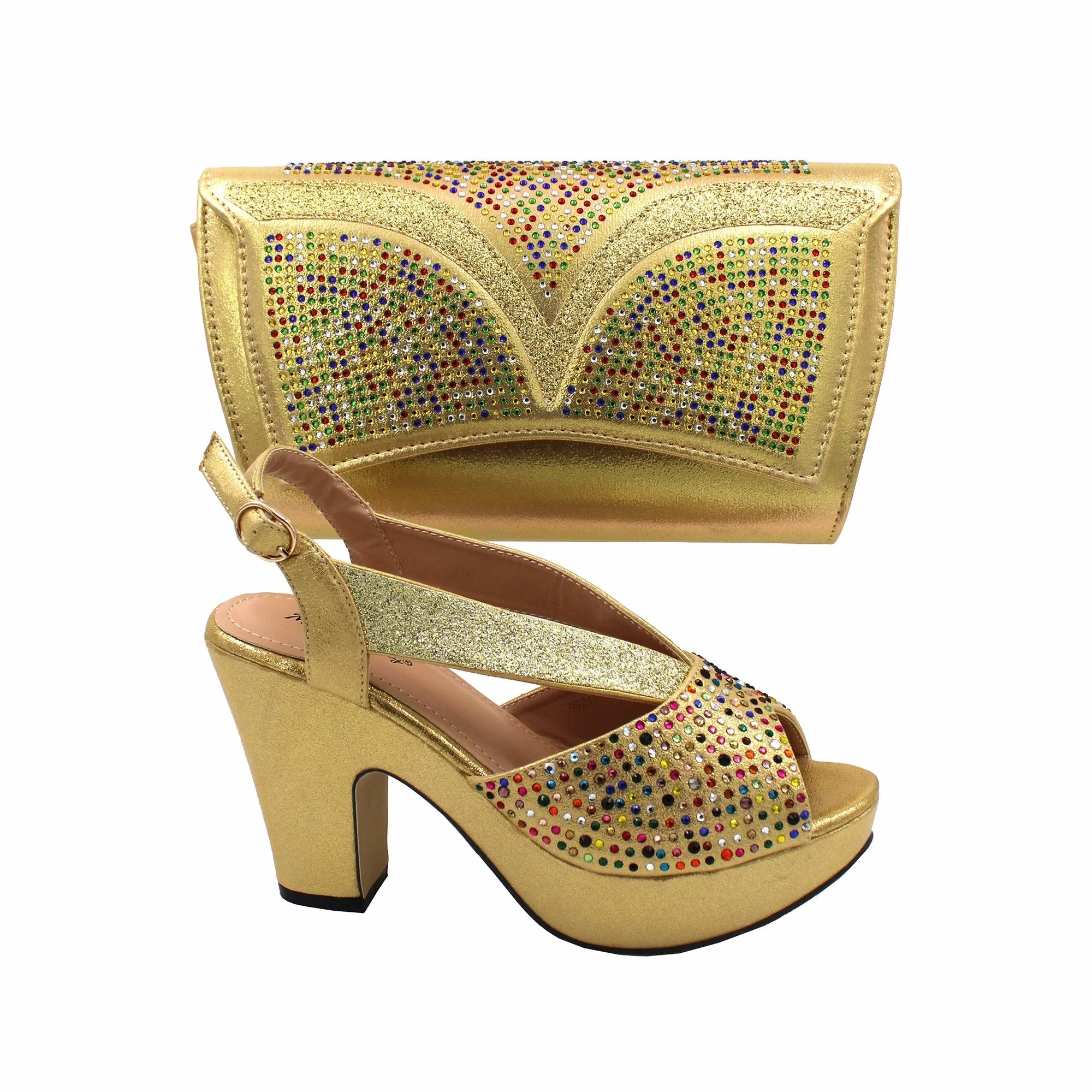Latest African Women Shoes and Bag Set EDN23 - Luzilly Bridal & Apparel