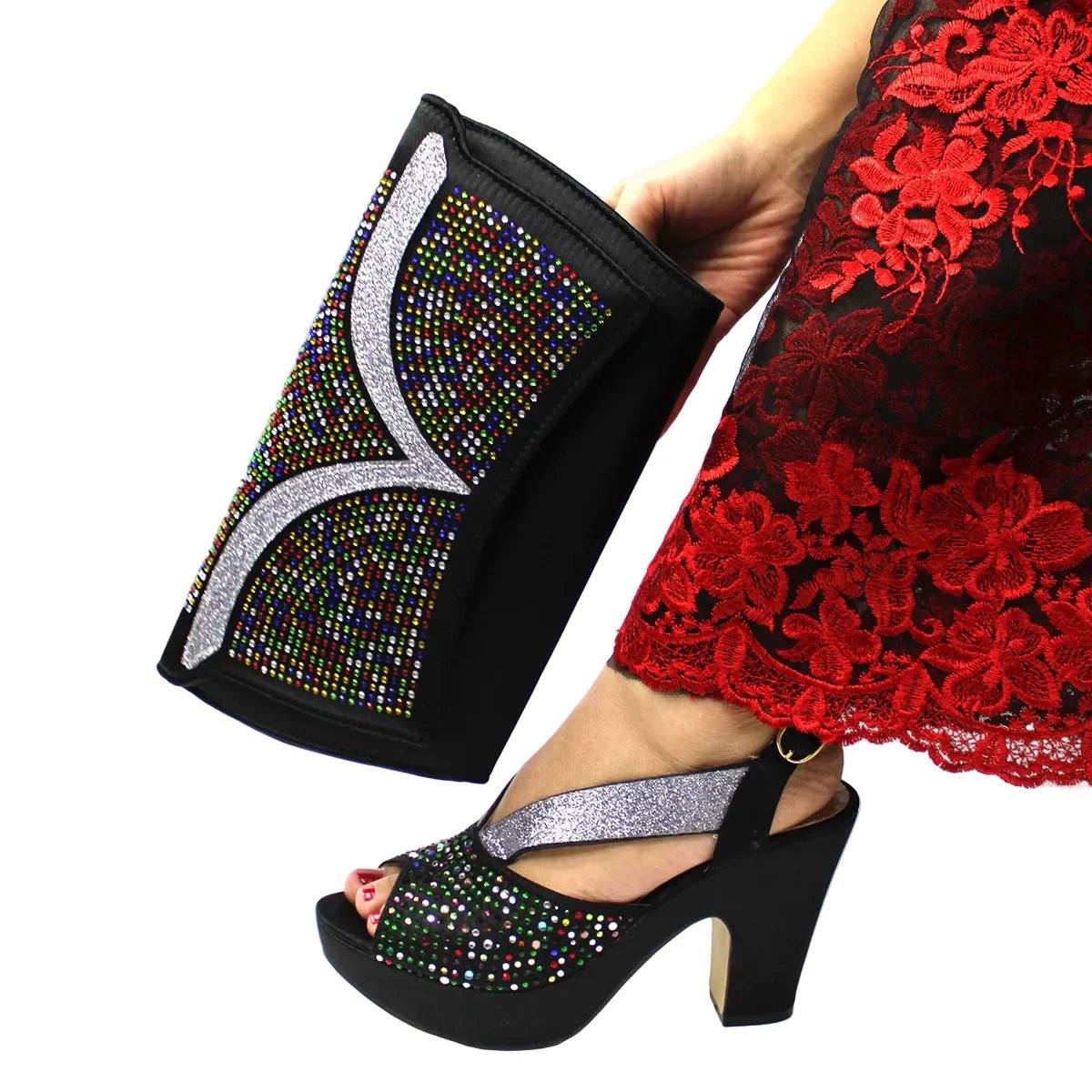 Latest African Women Shoes and Bag Set EDN23 - Luzilly Bridal & Apparel