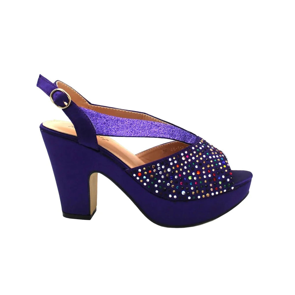 Latest African Women Shoes and Bag Set EDN23 - Luzilly Bridal & Apparel