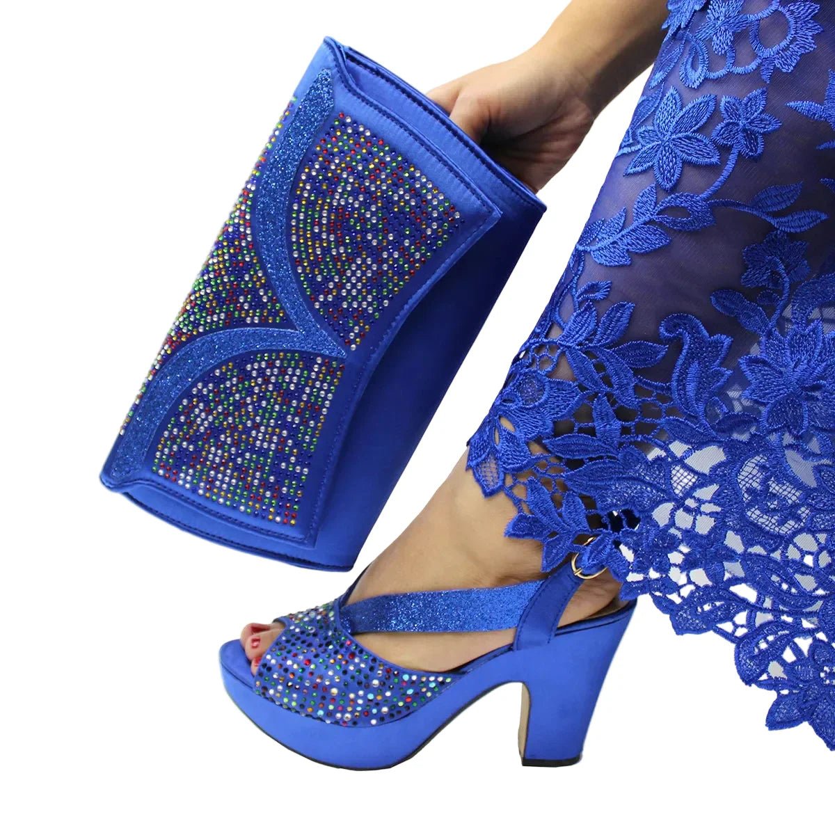 Latest African Women Shoes and Bag Set EDN23 - Luzilly Bridal & Apparel