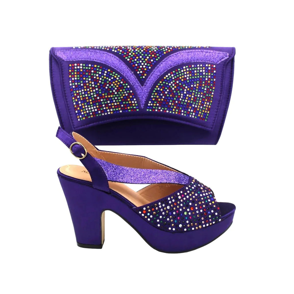 Latest African Women Shoes and Bag Set EDN23 - Luzilly Bridal & Apparel
