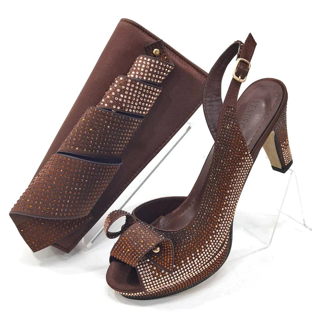 Latest Italian African Shoes And Bag Sets ED117 - Luzilly Bridal & Apparel
