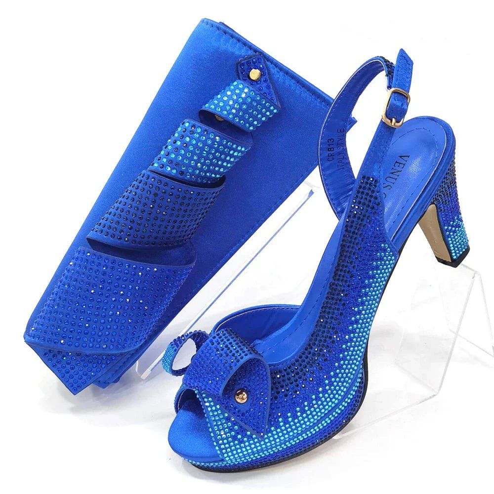 Latest Italian African Shoes And Bag Sets ED117 - Luzilly Bridal & Apparel