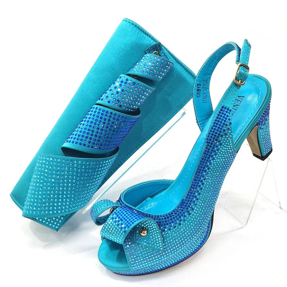 Latest Italian African Shoes And Bag Sets ED117 - Luzilly Bridal & Apparel