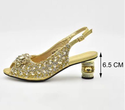 Latest Italian Shoes and Matching Bag Set ED201 - Luzilly Bridal & Apparel