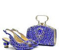 Latest Italian Shoes and Matching Bag Set ED201 - Luzilly Bridal & Apparel