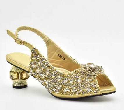 Latest Italian Shoes and Matching Bag Set ED201 - Luzilly Bridal & Apparel