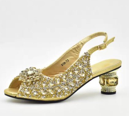 Latest Italian Shoes and Matching Bag Set ED201 - Luzilly Bridal & Apparel