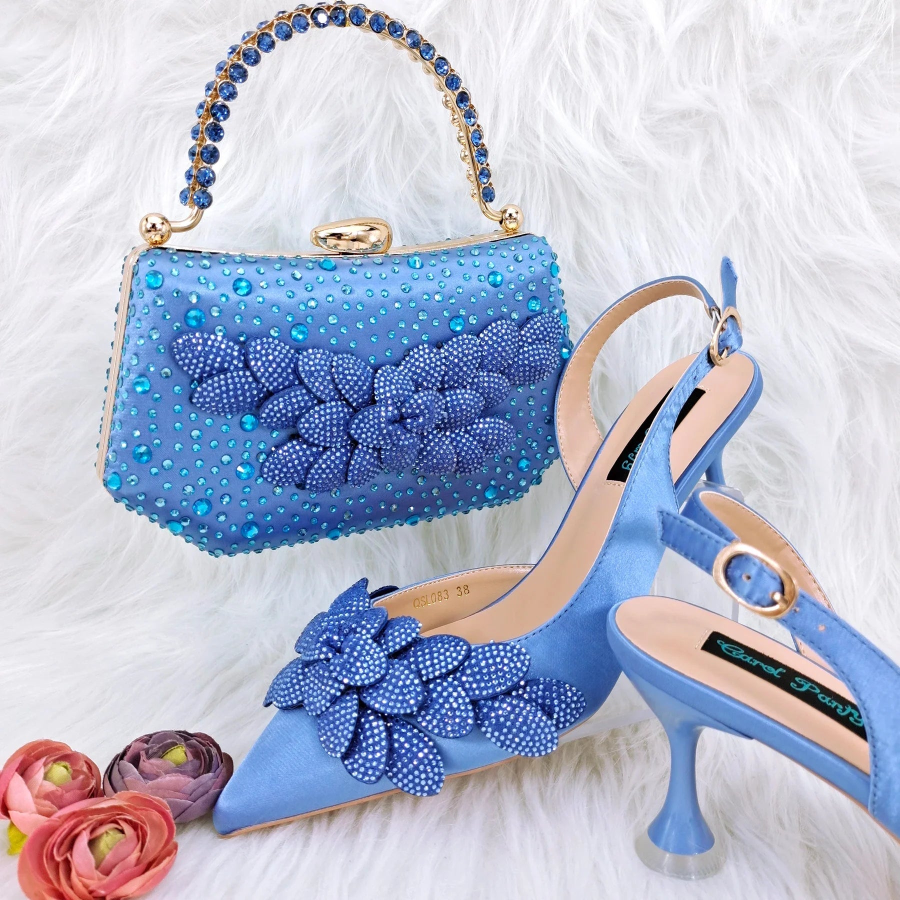 Latest Ladies Bag and Shoes Set EDN106 - Luzilly Bridal & Apparel