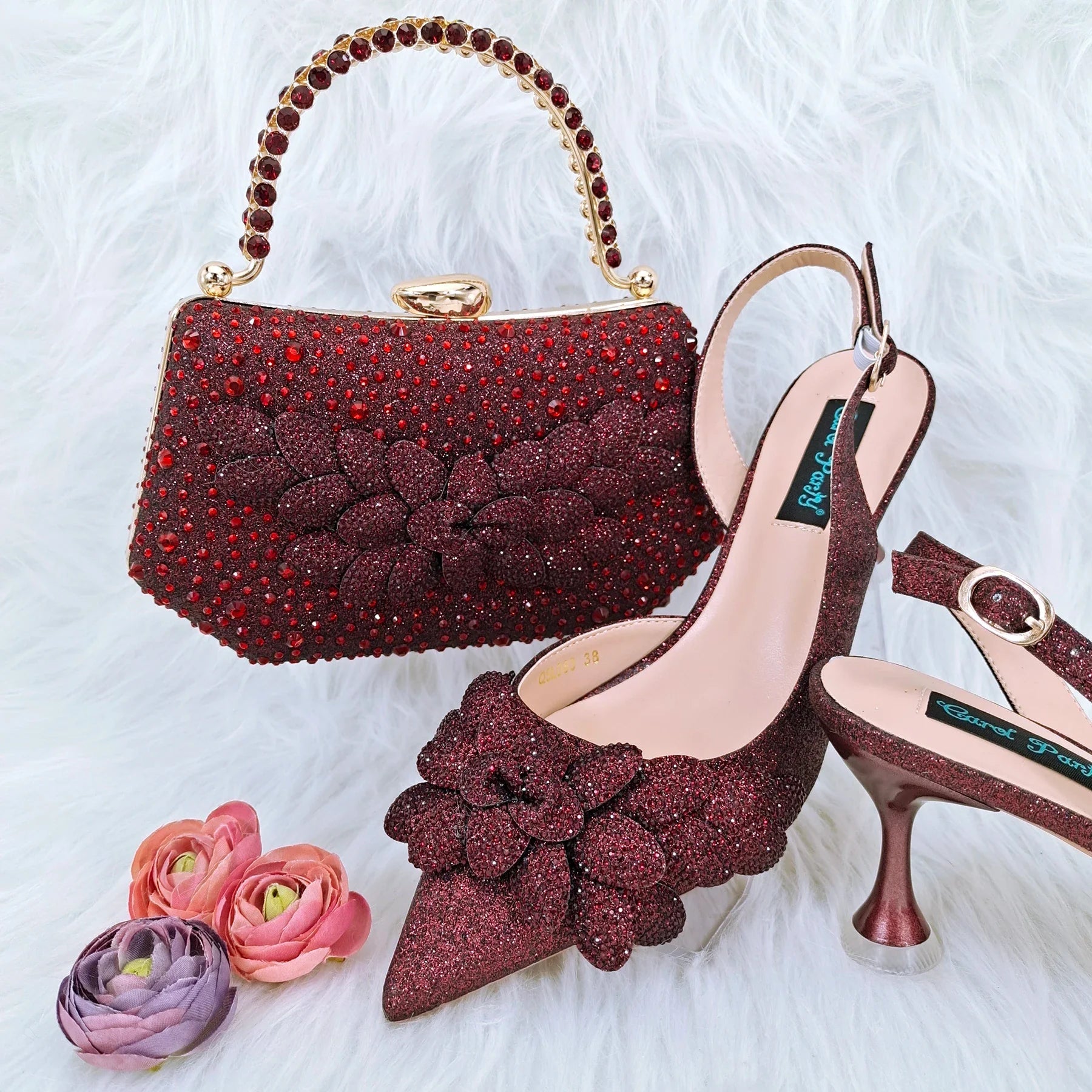 Latest Ladies Bag and Shoes Set EDN106 - Luzilly Bridal & Apparel