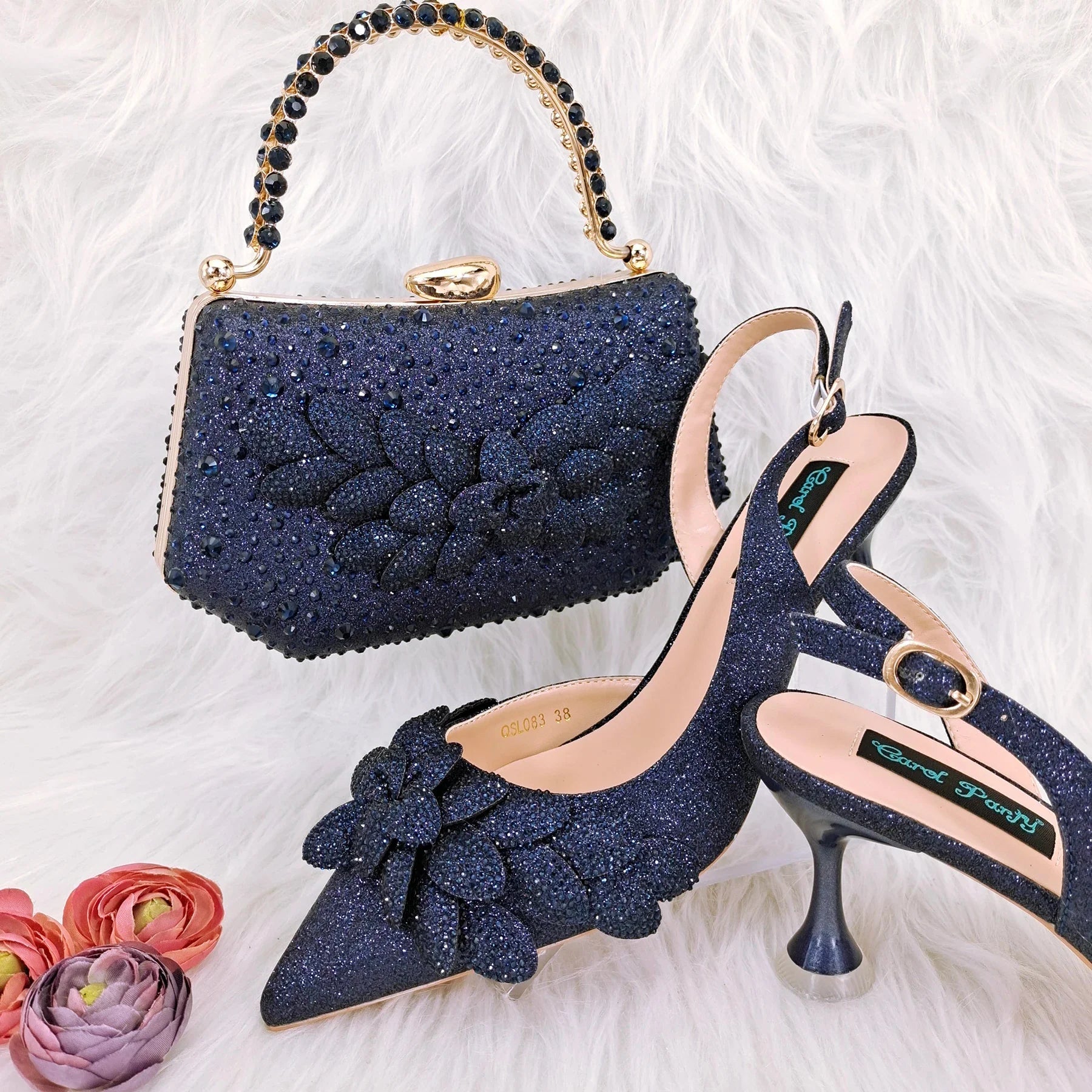 Latest Ladies Bag and Shoes Set EDN106 - Luzilly Bridal & Apparel