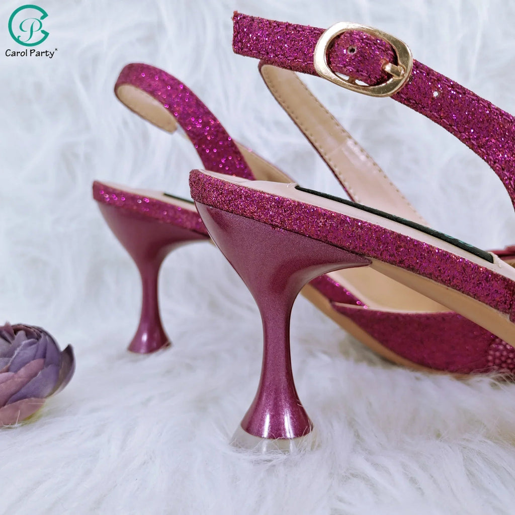 Latest Ladies Bag and Shoes Set EDN106 - Luzilly Bridal & Apparel