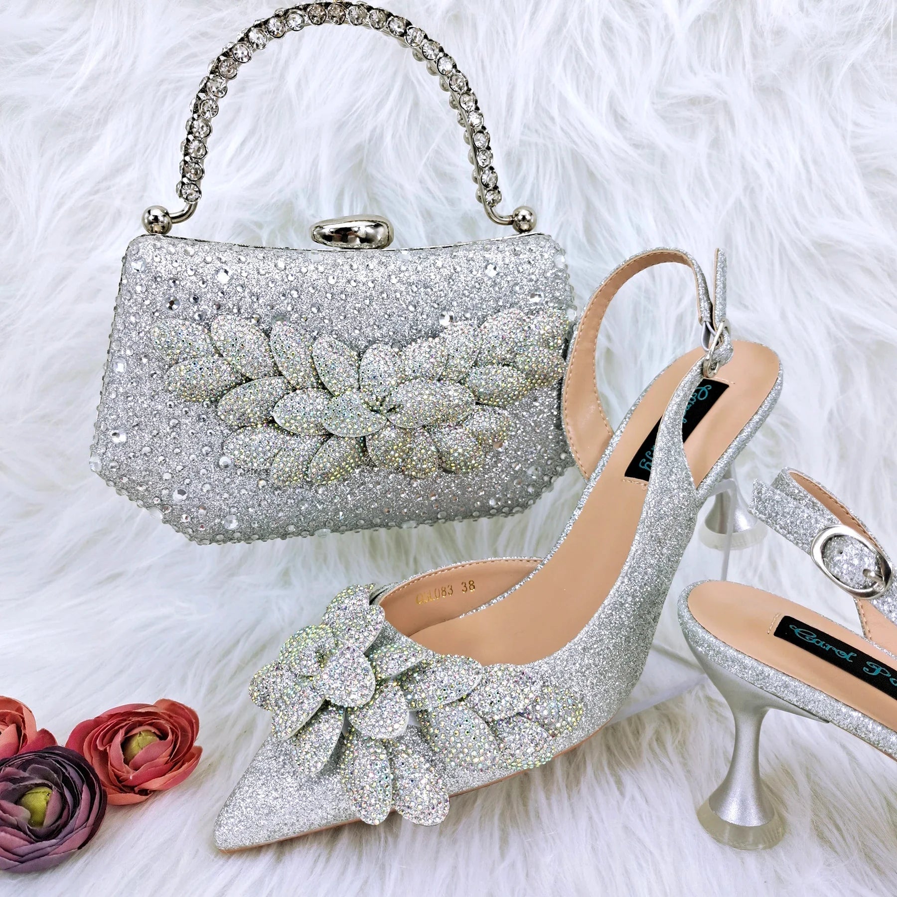 Latest Ladies Bag and Shoes Set EDN106 - Luzilly Bridal & Apparel