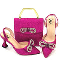 Latest Ladies Shoes and Matching Bag Set ED1-9 - Luzilly Bridal & Apparel