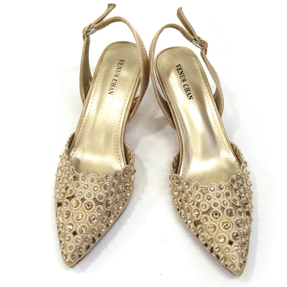 Latest Luxury Pattern Ladies Shoes And Bag Set ED215 - Luzilly Bridal & Apparel