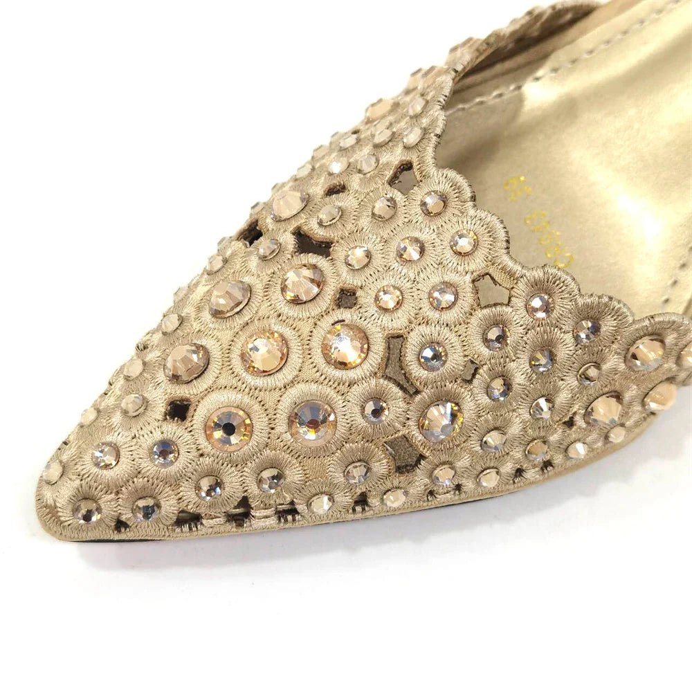 Latest Luxury Pattern Ladies Shoes And Bag Set ED215 - Luzilly Bridal & Apparel