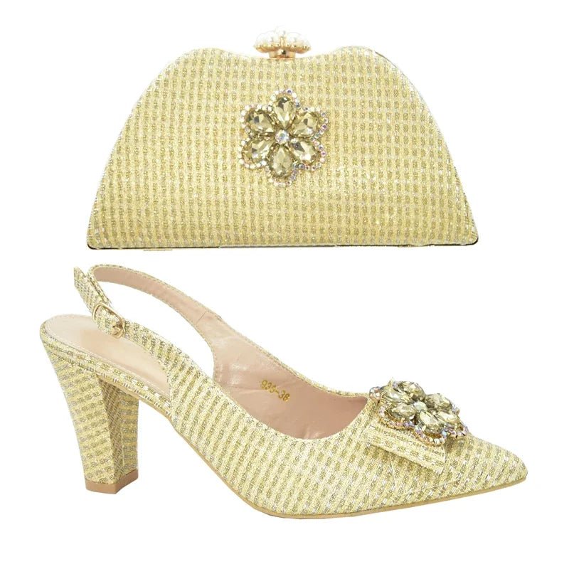 Latest Shoes and Bag Set African Sets NBG45 - Luzilly Bridal & Apparel