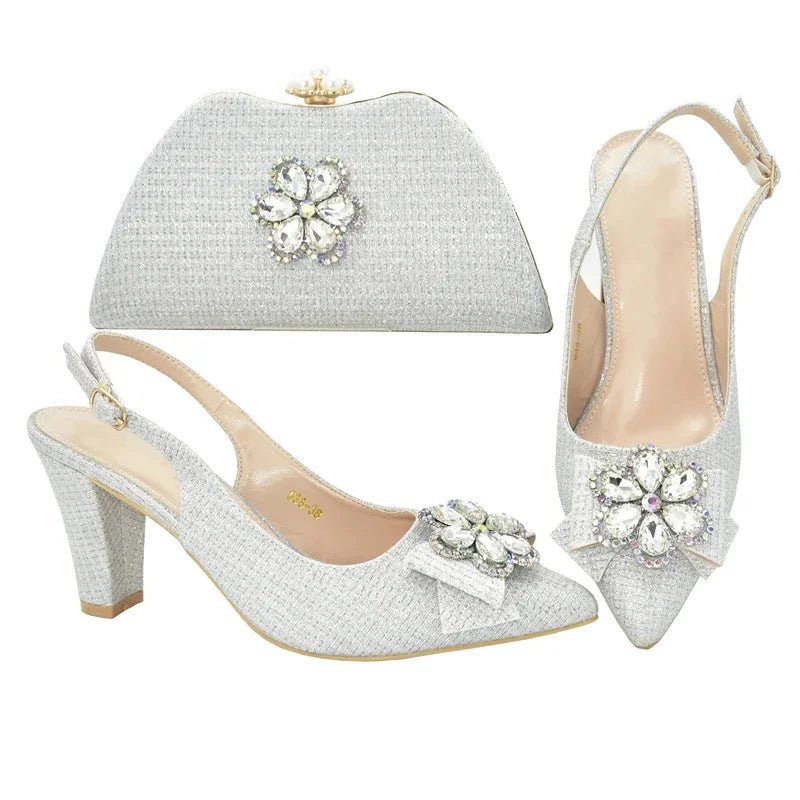 Latest Shoes and Bag Set African Sets NBG45 - Luzilly Bridal & Apparel