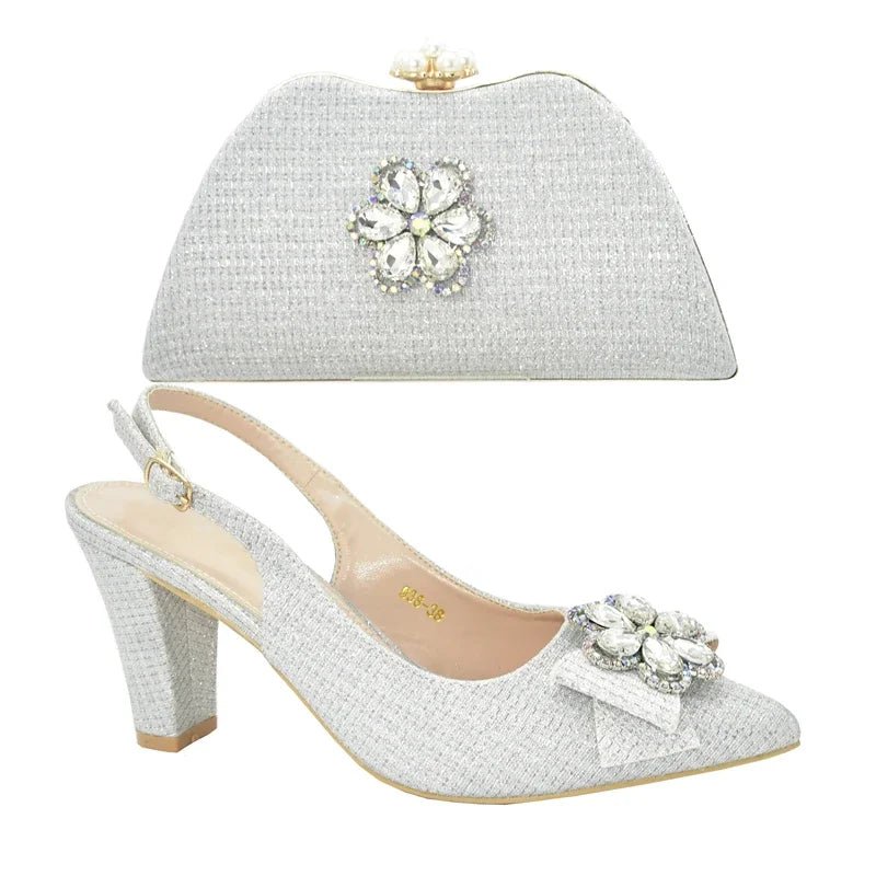 Latest Shoes and Bag Set African Sets NBG45 - Luzilly Bridal & Apparel