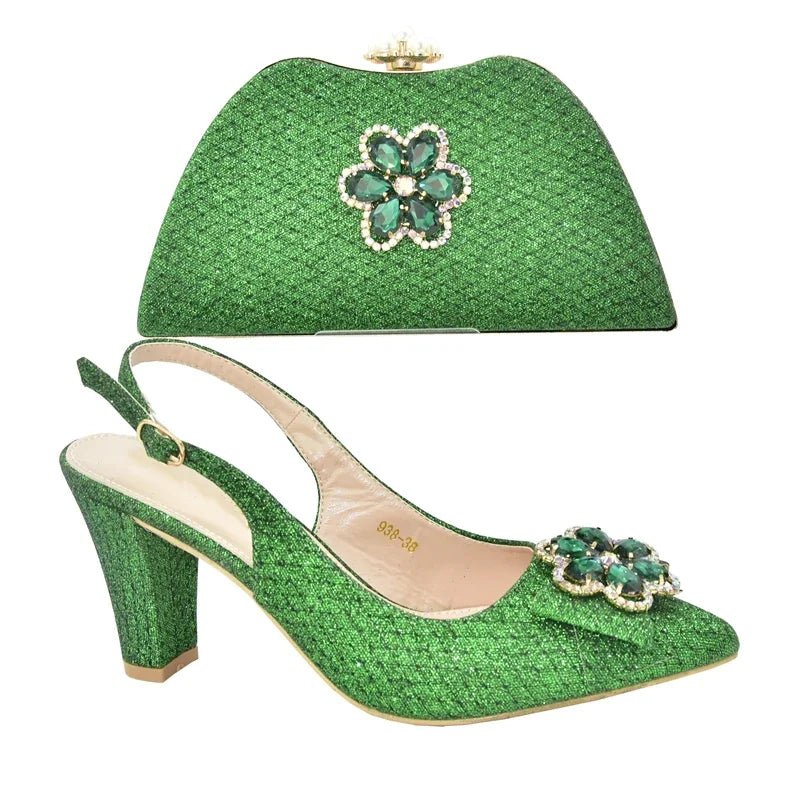 Latest Shoes and Bag Set African Sets NBG45 - Luzilly Bridal & Apparel
