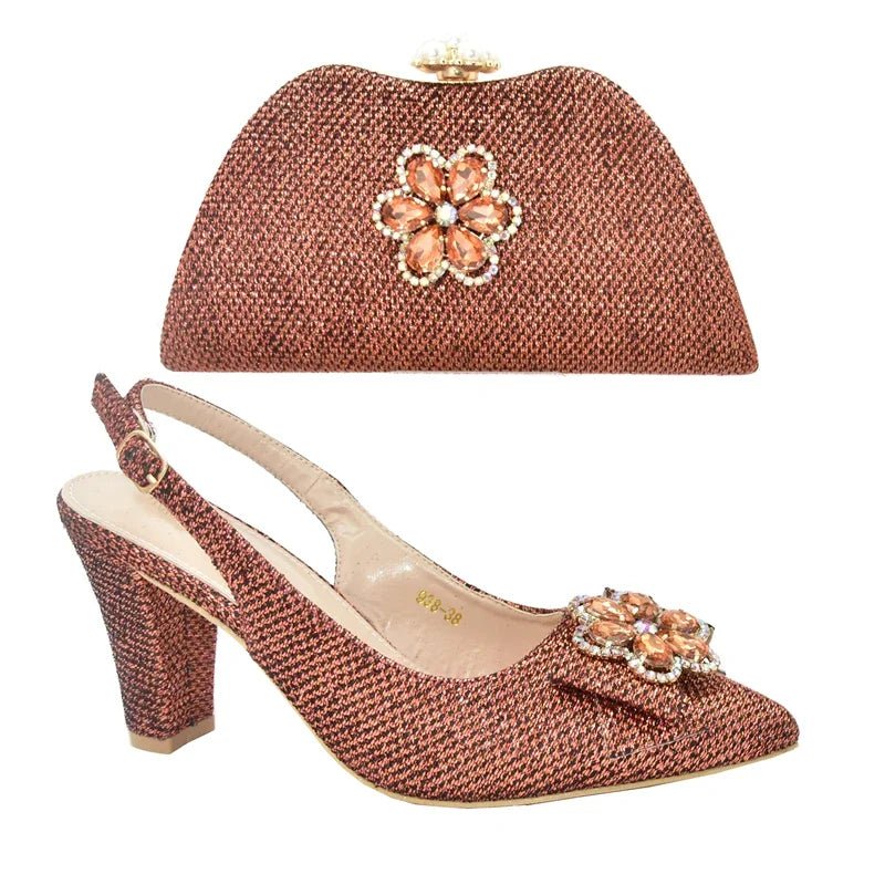 Latest Shoes and Bag Set African Sets NBG45 - Luzilly Bridal & Apparel