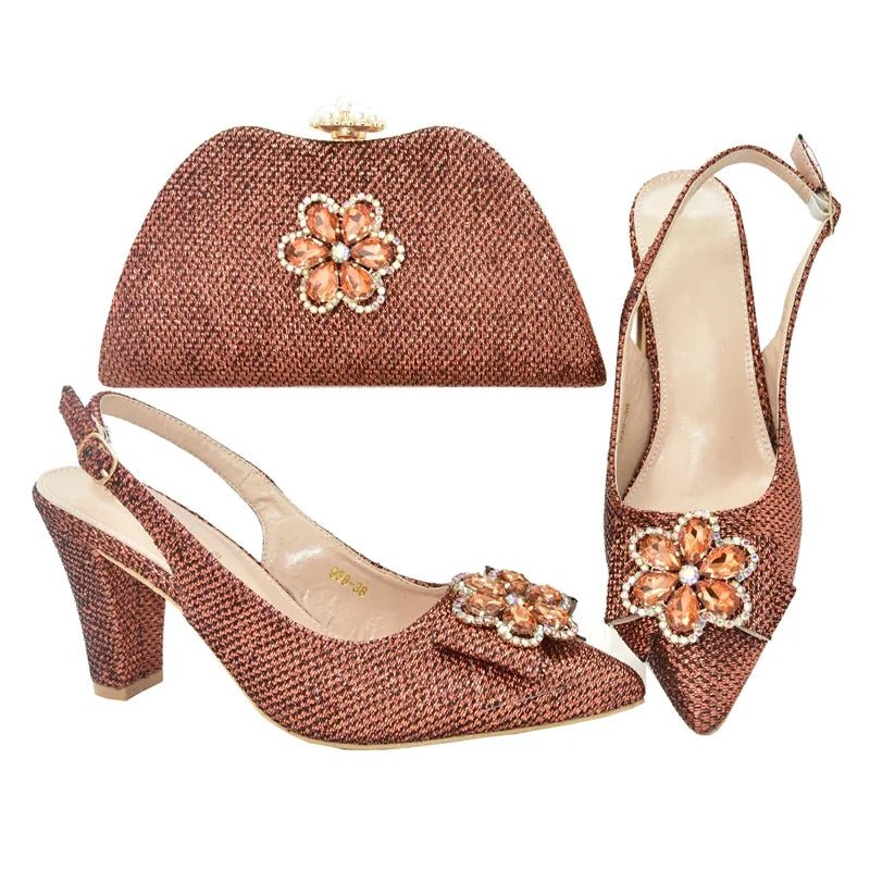 Latest Shoes and Bag Set African Sets NBG45 - Luzilly Bridal & Apparel