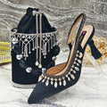 Latest Women Heels Shoes and Bags Set - ED-67 - Luzilly Bridal & Apparel