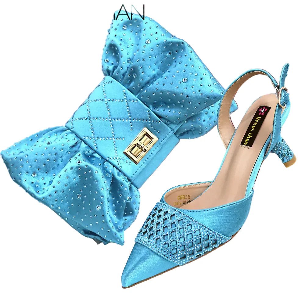 Latest Women Italian Shoes and Matching Bags TE342 - Luzilly Bridal & Apparel