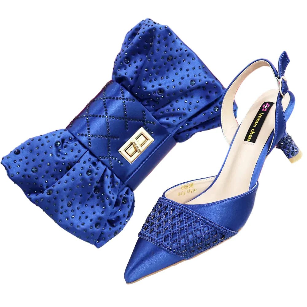 Latest Women Italian Shoes and Matching Bags TE342 - Luzilly Bridal & Apparel
