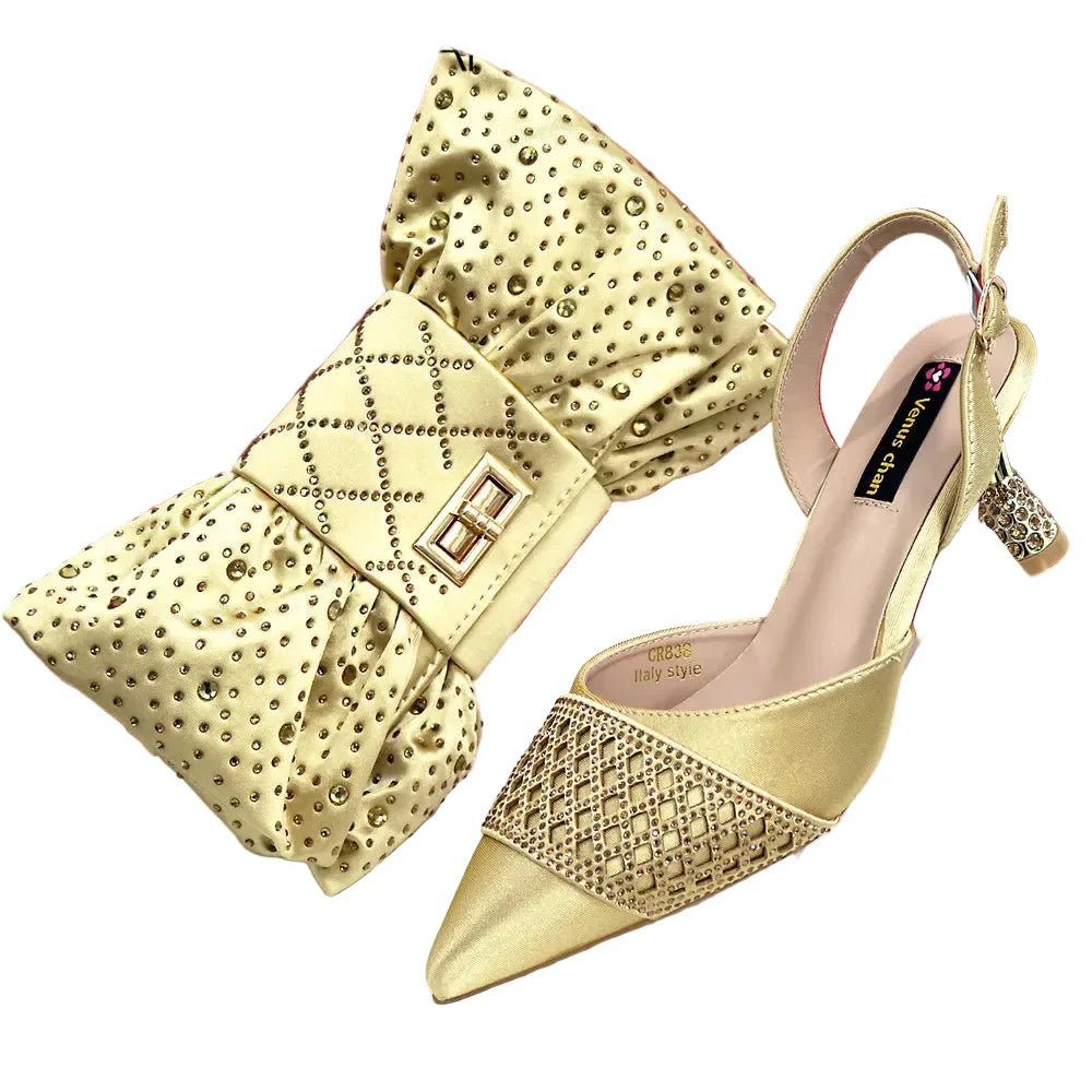 Latest Women Italian Shoes and Matching Bags TE342 - Luzilly Bridal & Apparel