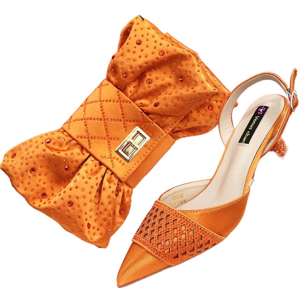 Latest Women Italian Shoes and Matching Bags TE342 - Luzilly Bridal & Apparel