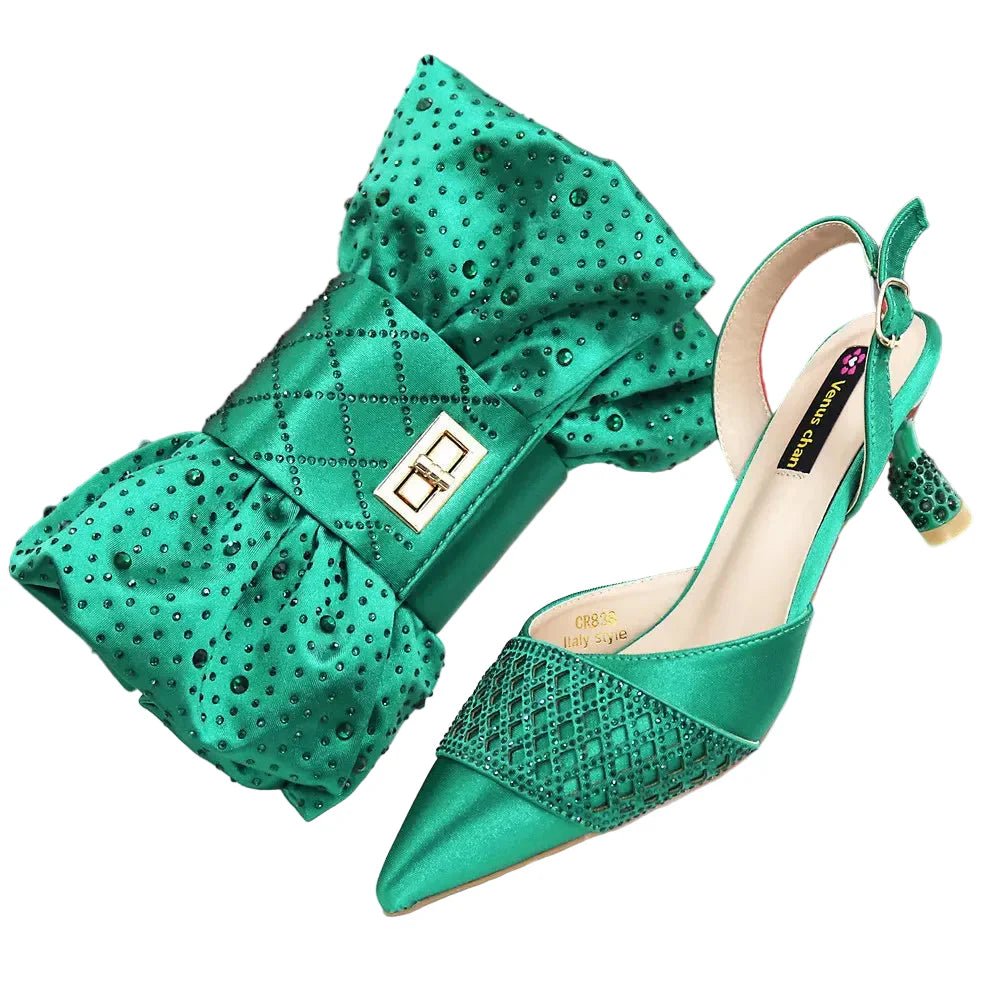 Latest Women Italian Shoes and Matching Bags TE342 - Luzilly Bridal & Apparel