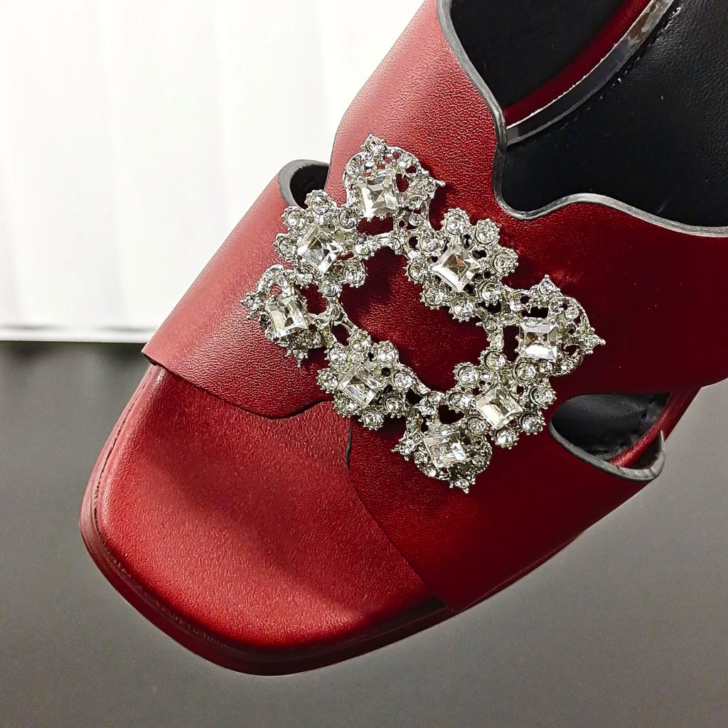 Latest Women Summer Toe Shoes and Bag Set ED135 - Luzilly Bridal & Apparel