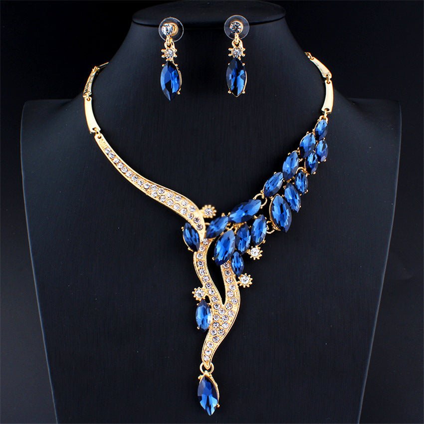 Leaf Bridal Jewelry Set - Luzilly Bridal & Apparel