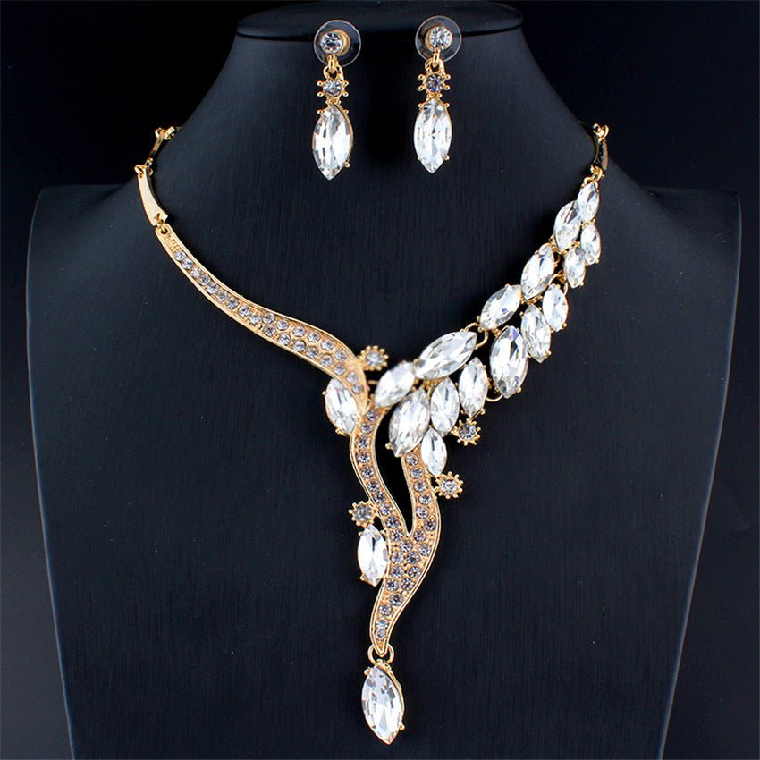 Leaf Bridal Jewelry Set - Luzilly Bridal & Apparel