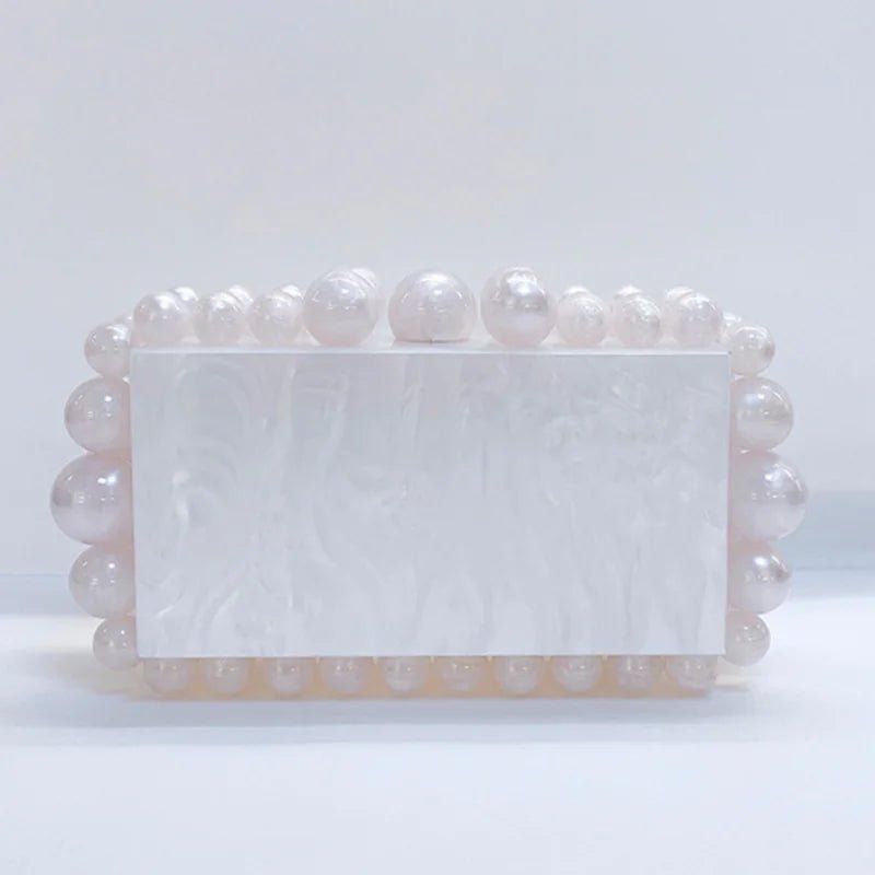 Leopard Acrylic Box Evening Clutch - Luzilly Bridal & Apparel
