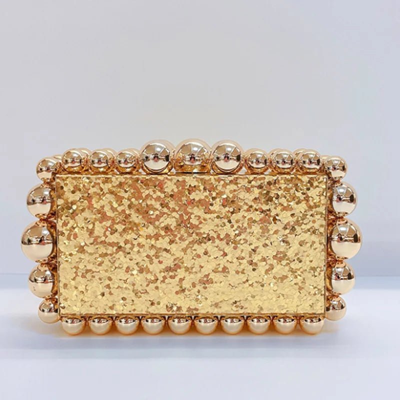 Leopard Acrylic Box Evening Clutch - Luzilly Bridal & Apparel