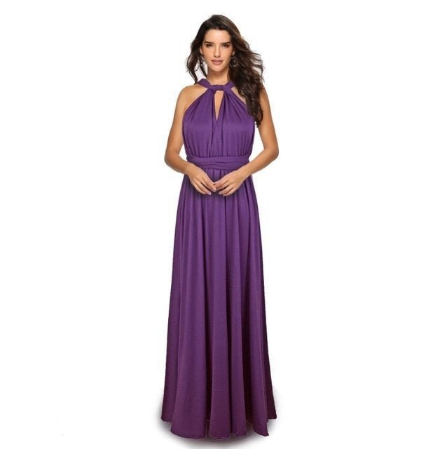 Light Blue Bridesmaid Dresses Country Beach Wedding Dress - Luzilly Bridal & Apparel