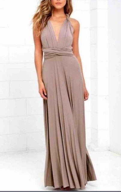 Light Blue Bridesmaid Dresses Country Beach Wedding Dress - Luzilly Bridal & Apparel