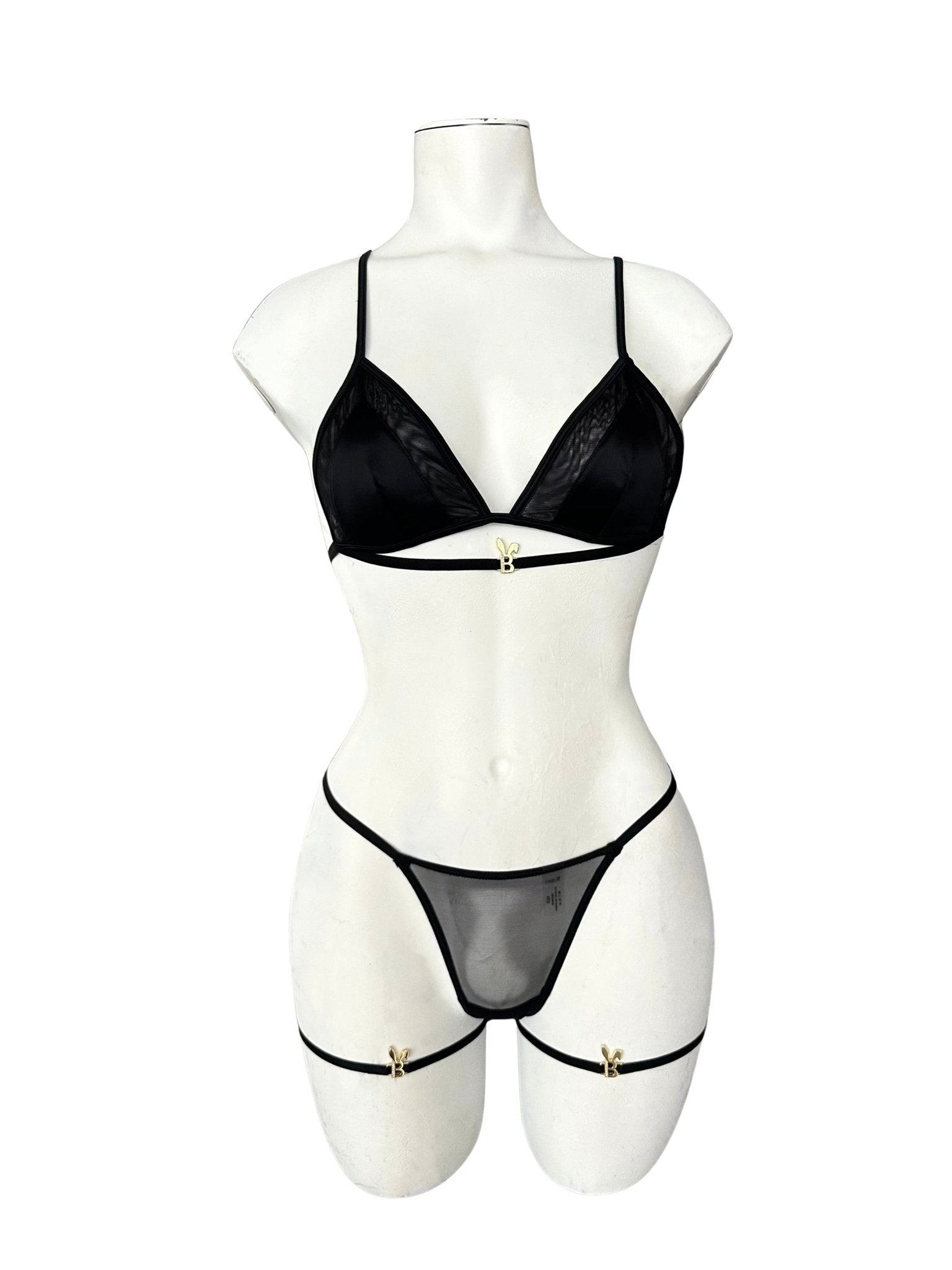 LINGERIE SET IN BLACK - Luzilly Bridal & Apparel