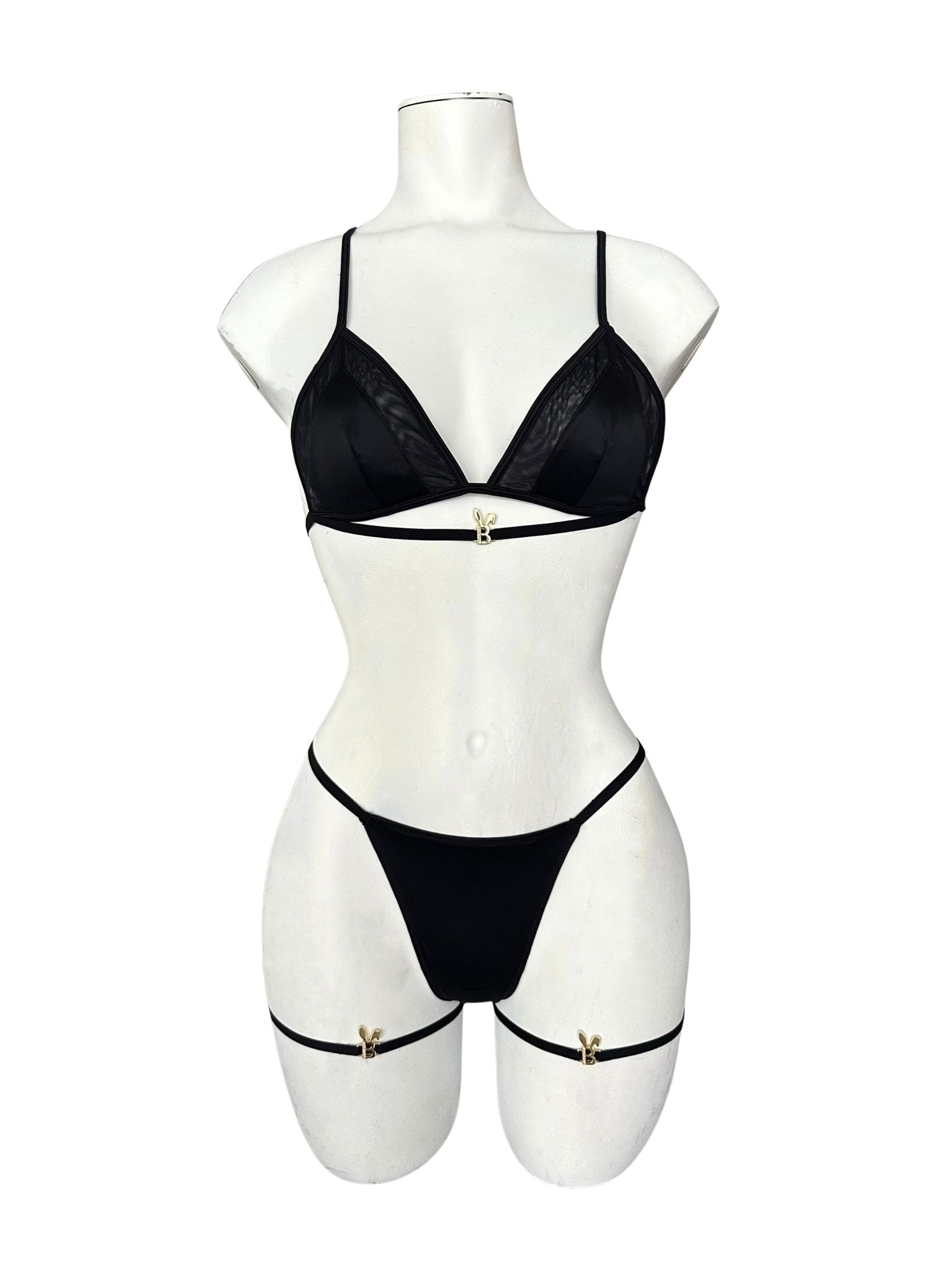 LINGERIE SET IN BLACK - Luzilly Bridal & Apparel