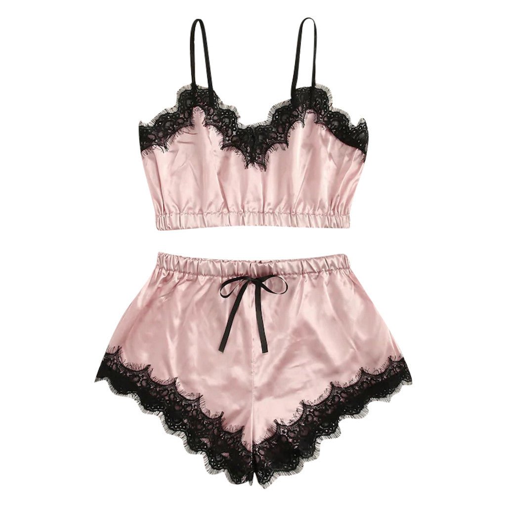 Lingerie Sexy Bra Set Women's Sleepwear Sleeveless Strap - Luzilly Bridal & Apparel