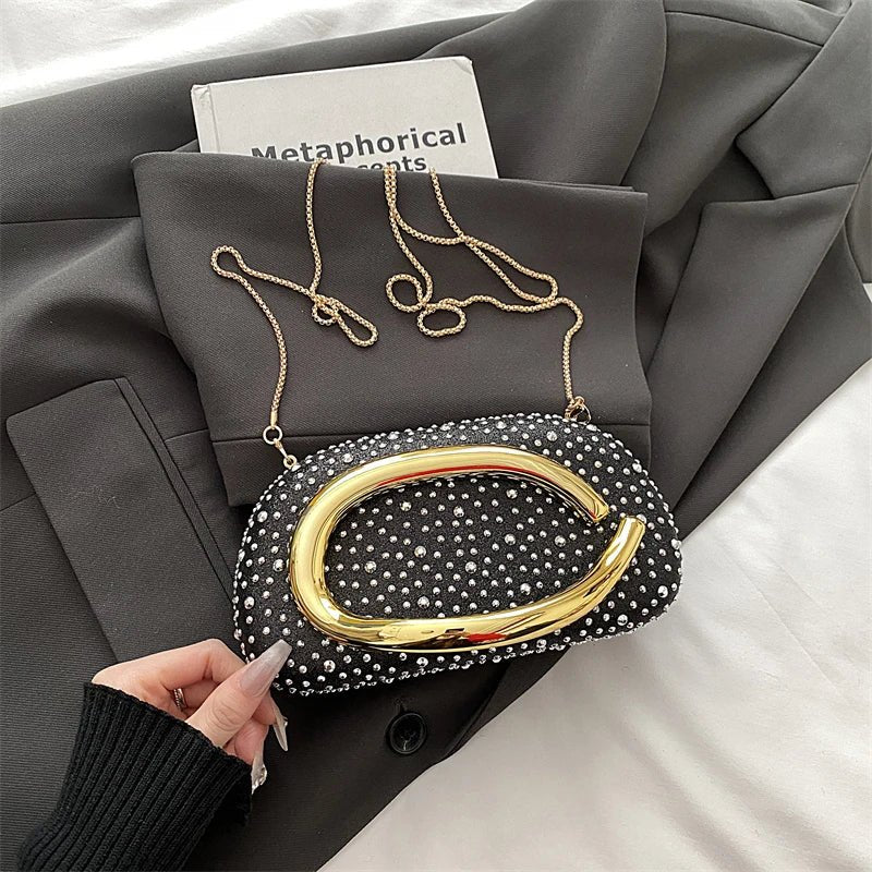Lipstick Crossbody Evening Clutch - Luzilly Bridal & Apparel